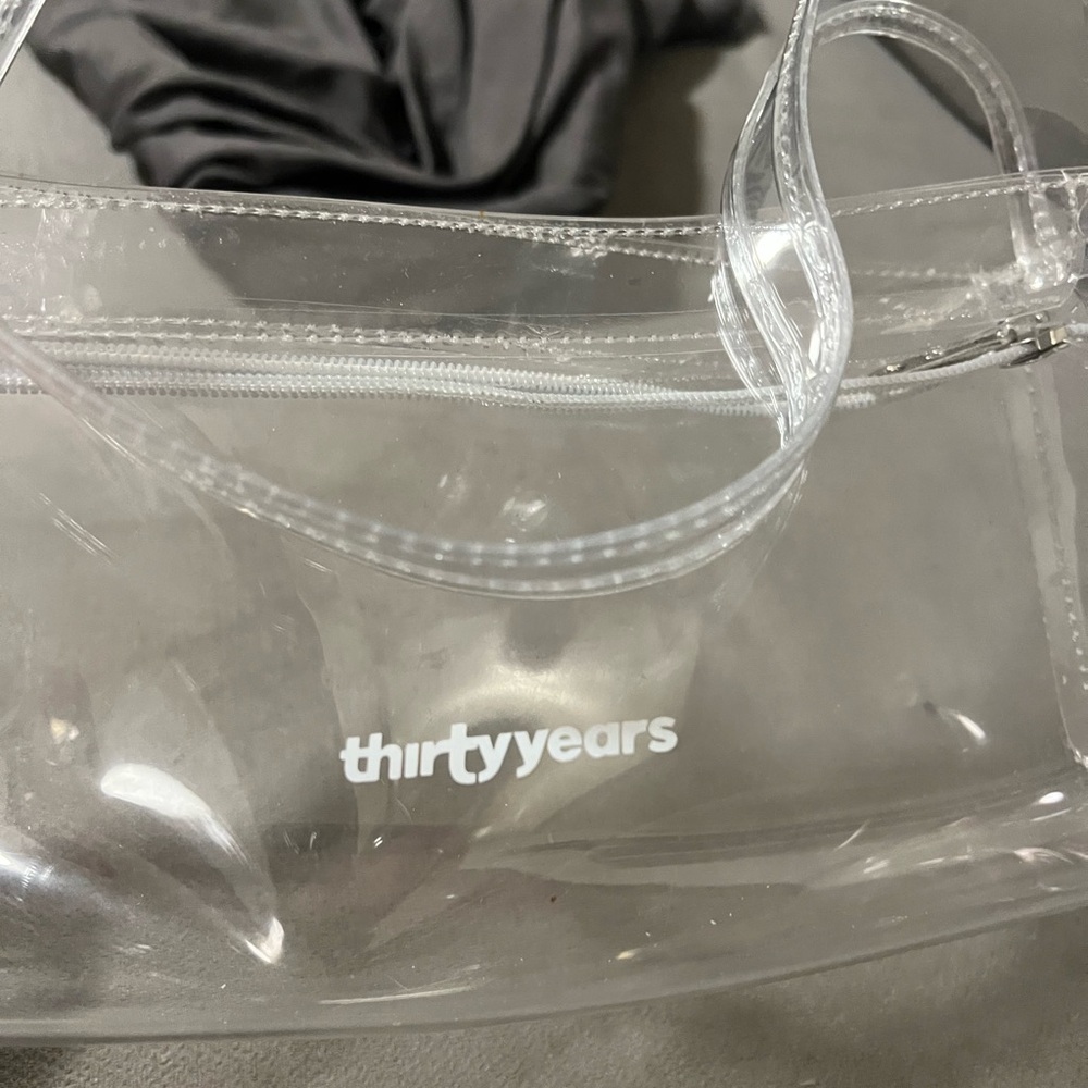 Clear PVC Tote Bag in Transparent